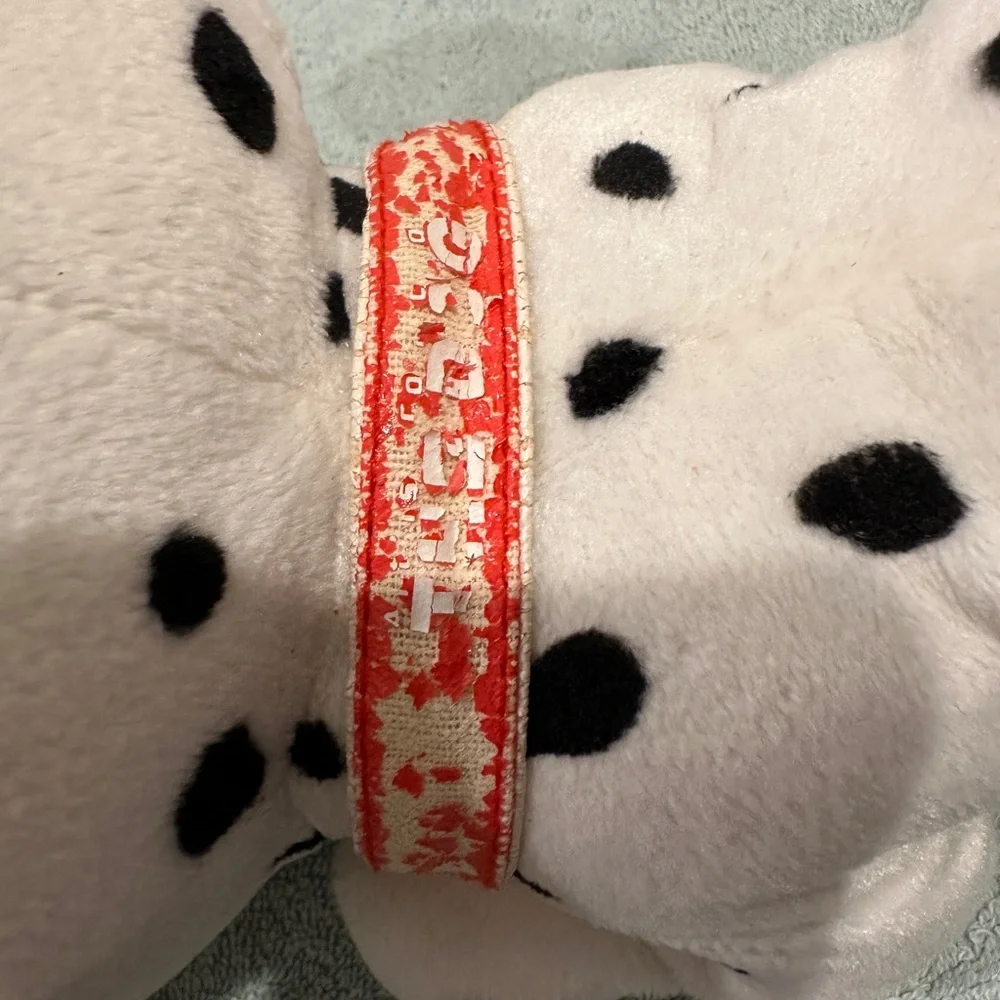 The Dog Artlist Collection Dalmation Plush 20” Play Along 2002 Big Head Collar - Picture 9 of 13